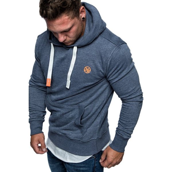 Amaci&Sons Kapuzenpullover WATERBURY Kapuzenpullover Herren Basic Kontrast Sweatjacke Pullover Hoodie Sweatshirt