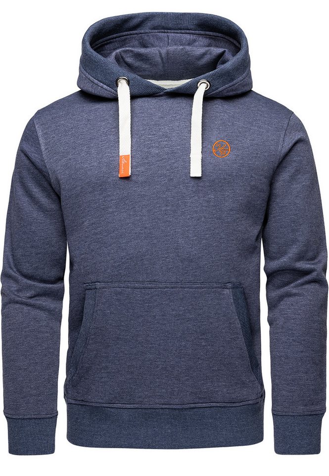 Amaci&Sons Kapuzenpullover WATERBURY Kapuzenpullover Herren Basic Kontrast Sweatjacke Pullover Hoodie Sweatshirt – Bild 2 von 4