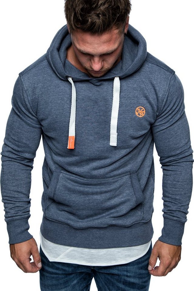 Amaci&Sons Kapuzenpullover WATERBURY Kapuzenpullover Herren Basic Kontrast Sweatjacke Pullover Hoodie Sweatshirt – Bild 3 von 4