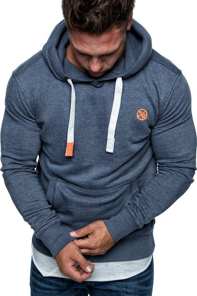Amaci&Sons Kapuzenpullover WATERBURY Kapuzenpullover Herren Basic Kontrast Sweatjacke Pullover Hoodie Sweatshirt – Bild 4 von 4