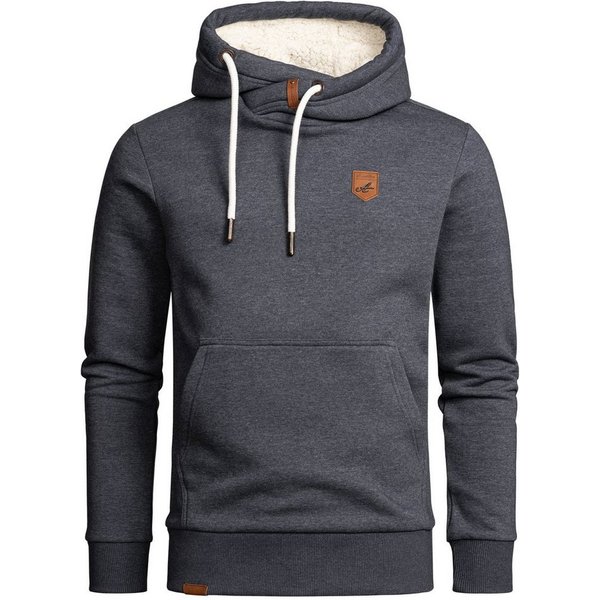 Amaci&Sons Kapuzenpullover YONKERS Kapuzenpullover mit Plüsch-Kapuze Herren Basic Sweatjacke Pullover Plüsch Hoodie Sweatshirt