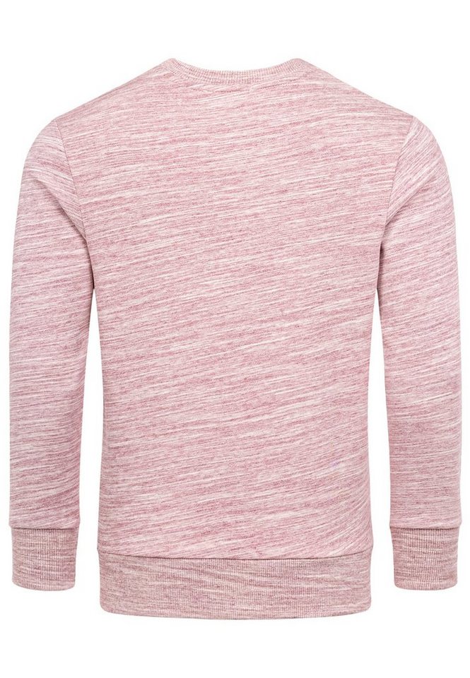 Amaci&Sons Sweatshirt DURHAM Sweatshirt mit Rundhalsausschnitt Herren Basic College Sweatjacke Pullover Hoodie – Bild 2 von 2