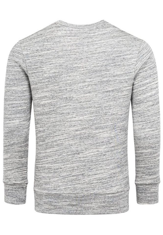 Amaci&Sons Sweatshirt DURHAM Sweatshirt mit Rundhalsausschnitt Herren Basic College Sweatjacke Pullover Hoodie – Bild 2 von 2