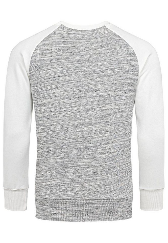 Amaci&Sons Sweatshirt ELGIN Pullover mit Rundhalsausschnitt Herren Basic College Sweatjacke Pullover Hoodie – Bild 2 von 2