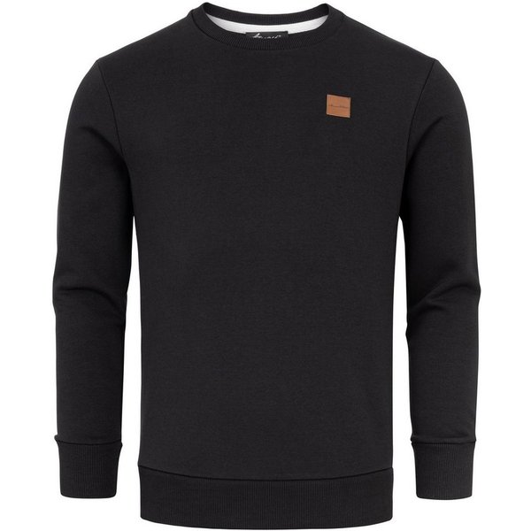 Amaci&Sons Sweatshirt JACKSONVILLE Sweatshirt mit Rundhalsausschnitt Herren Basic College Sweatjacke Pullover Hoodie