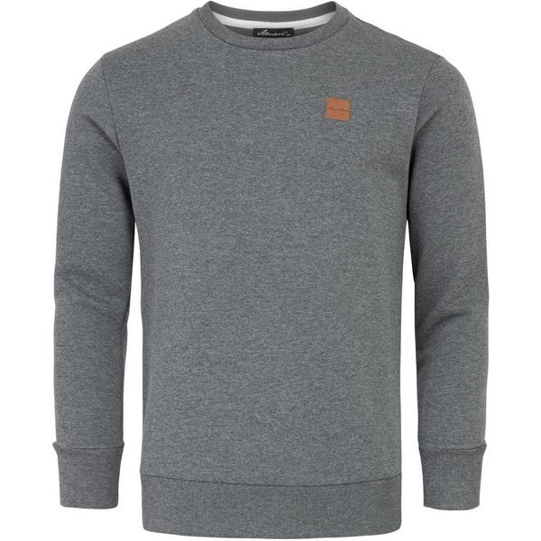 Amaci&Sons Sweatshirt JACKSONVILLE Sweatshirt mit Rundhalsausschnitt Herren Basic College Sweatjacke Pullover Hoodie