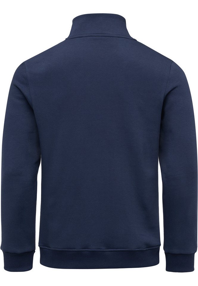 Amaci&Sons Sweatshirt LANDON Troyer Troyer Herren Pullover Zipper Sweatjacke Sweatshirt Sweatjacke – Bild 2 von 2