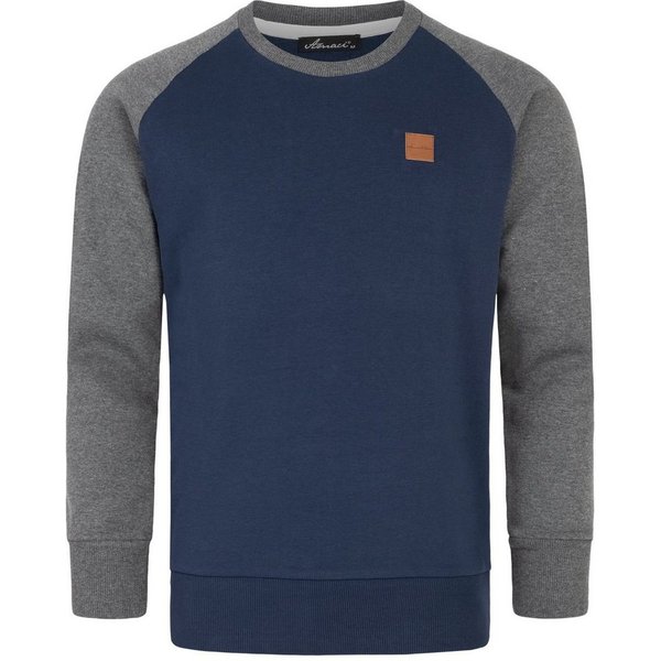 Amaci&Sons Sweatshirt MILWAUKEE Sweatshirt mit Rundhalsausschnitt