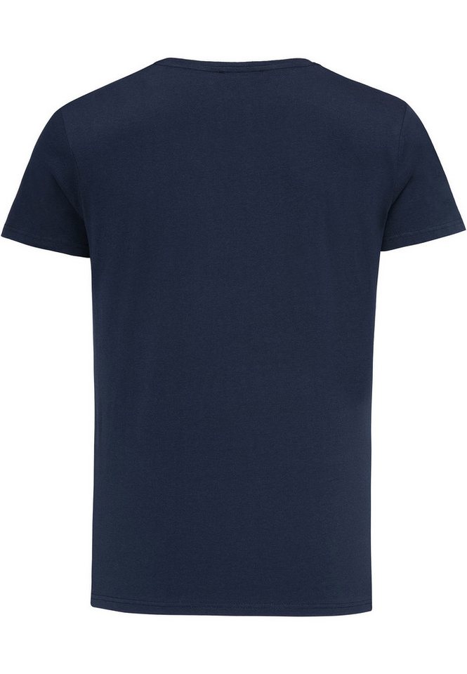 Amaci&Sons T-Shirt EUGENE Basic T-Shirt mit V-Ausschnitt Herren Einfarbig Vintage V-Neck Basic V-Ausschnitt Shirt – Bild 2 von 2