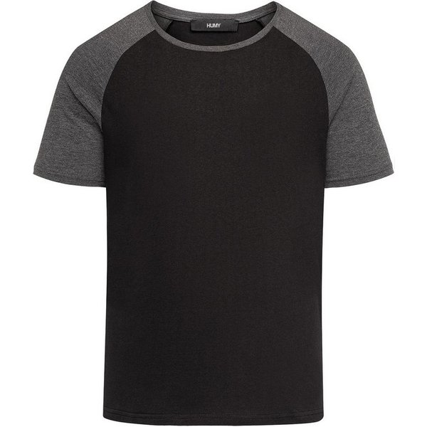 Amaci&Sons T-Shirt SALEM Basic Raglan T-Shirt mit Rundhalsausschnitt Herren Basic Raglan Shirt mit Rundhalsausschnitt