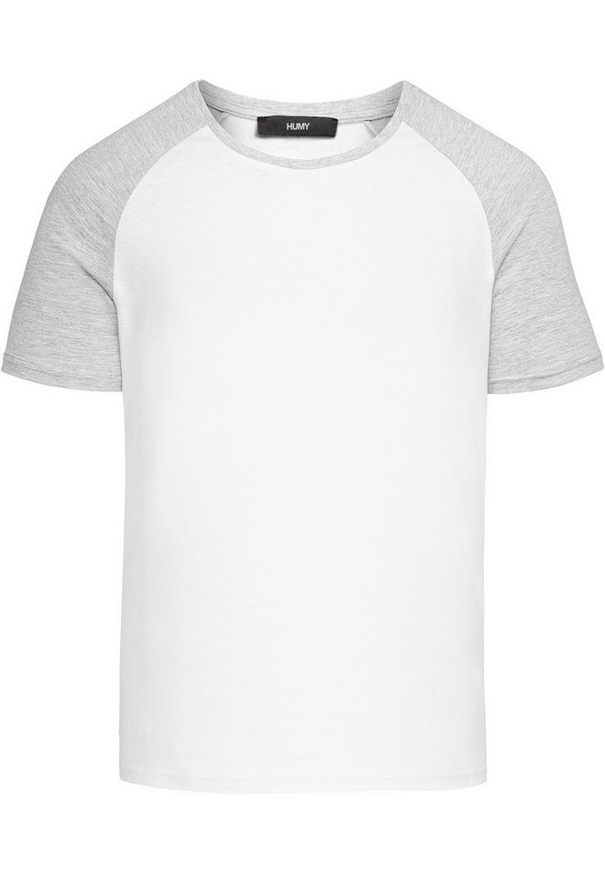 Amaci&Sons T-Shirt SALEM Basic Raglan T-Shirt mit Rundhalsausschnitt Herren Basic Raglan Shirt mit Rundhalsausschnitt – Bild 2 von 4