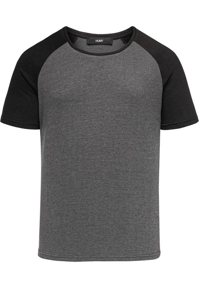 Amaci&Sons T-Shirt SALEM Basic Raglan T-Shirt mit Rundhalsausschnitt Herren Basic Raglan Shirt mit Rundhalsausschnitt – Bild 2 von 4