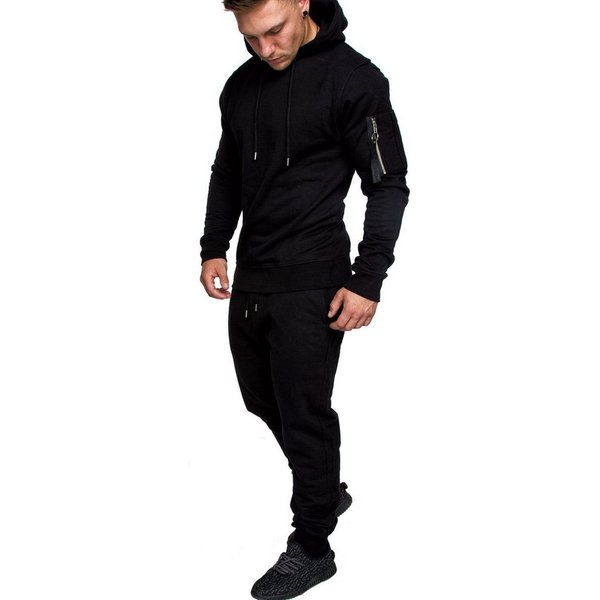 Amaci&Sons Trainingsanzug TOLEDO, Herren Cargo Stil Sportanzug Jogginganzug Sporthose Hoodie