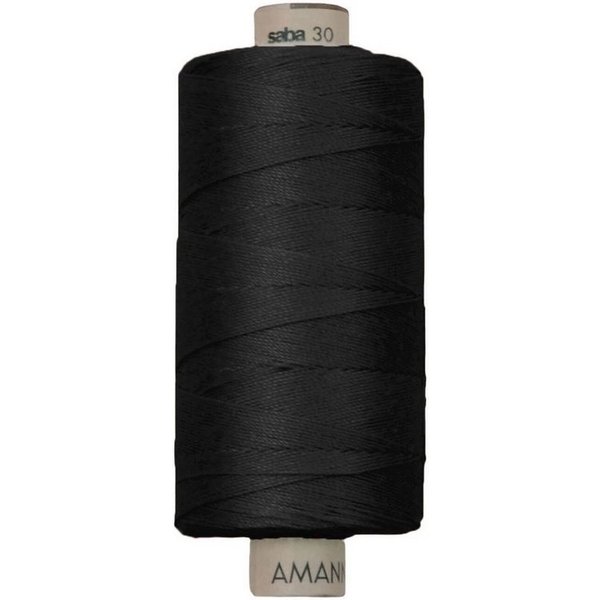 Amann Amann SABA 30 Nähgarn extra stark Mehrzwecknähgarn Nähgarn, 300 m, für feste Stoffe, Jeans, Taschen, Leder