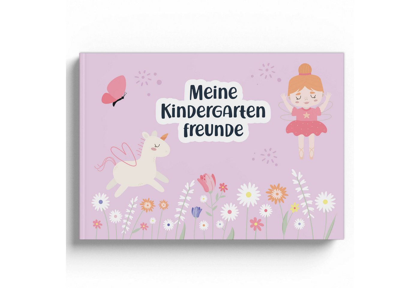 Amari Freundebuch Kindergartenfreunde Feen, Hardcover für Mädchen, Platz für 24 Freunde, Geschenk zum Kindergartenstart & Geburtstag ab 3 Jahren, Kita – Bild 2 von 5
