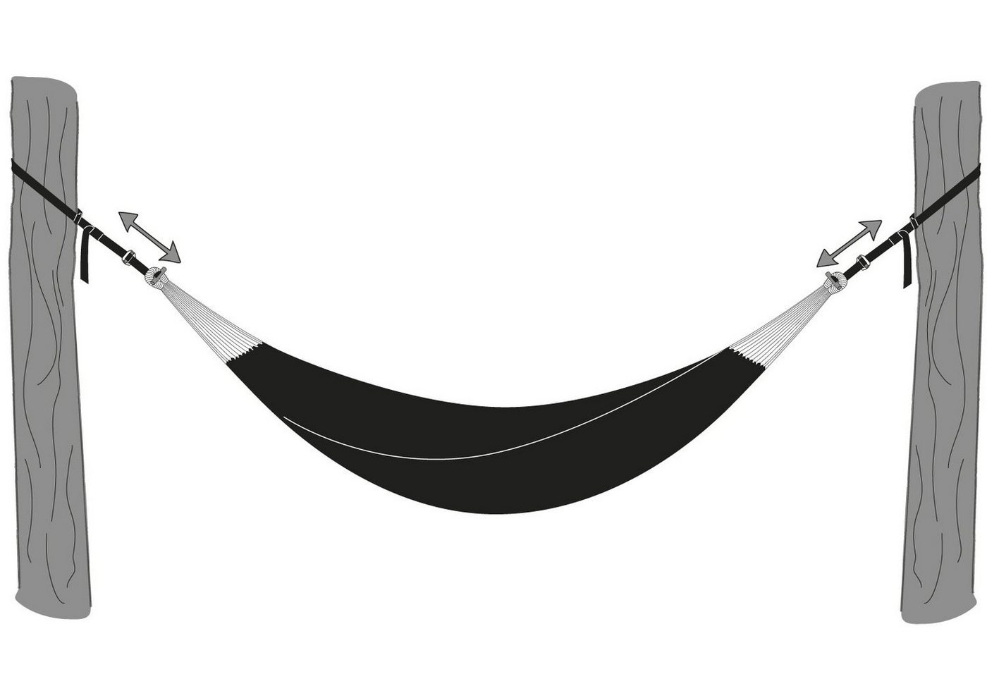 Amazonas Hängematte Aufhängung T-Strap, bis 200 Kg, Leicht – Bild 2 von 4