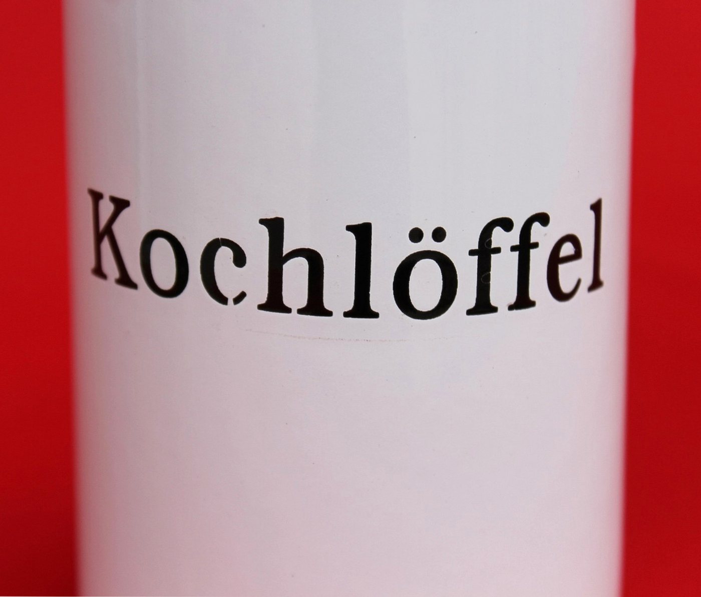 Ambiente Haus Kochlöffelhalter Nostalgischer Kochlöffelhalter "Kochlöffel" 51212 Weiß 11,5 cm, emailliert Landhaus Emaille Becher Metallbecher – Bild 3 von 5