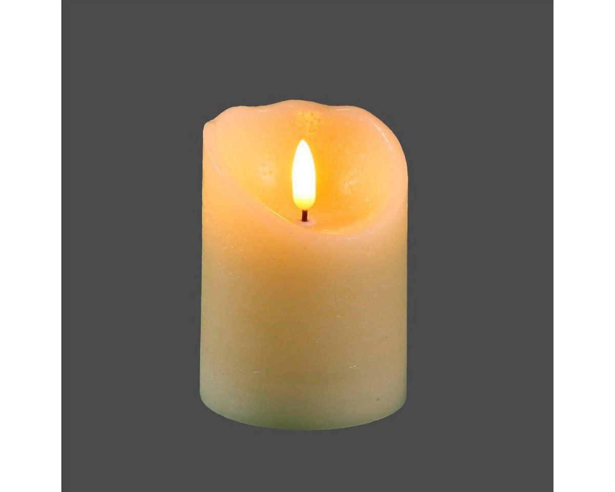Ambiente Haus LED-Kerze aus Echtwachs, Ø ca. 7,5 cm, Höhe 10 cm (FB 51018) (1-tlg) – Bild 2 von 3