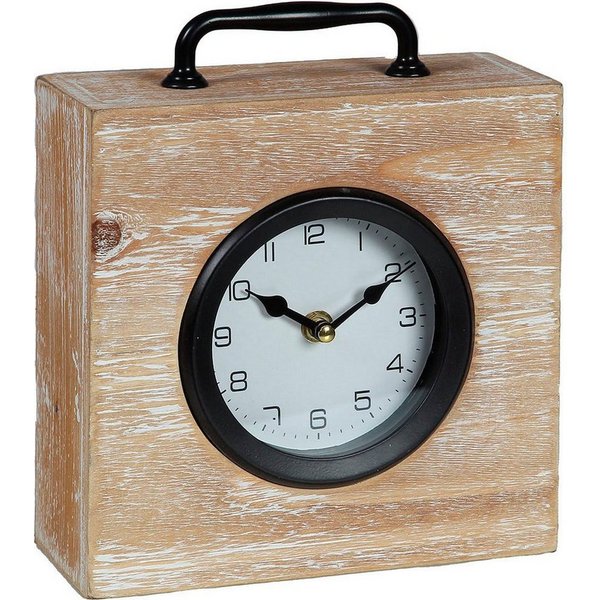 Ambiente Haus Tischuhr Tischuhr holz 23cm