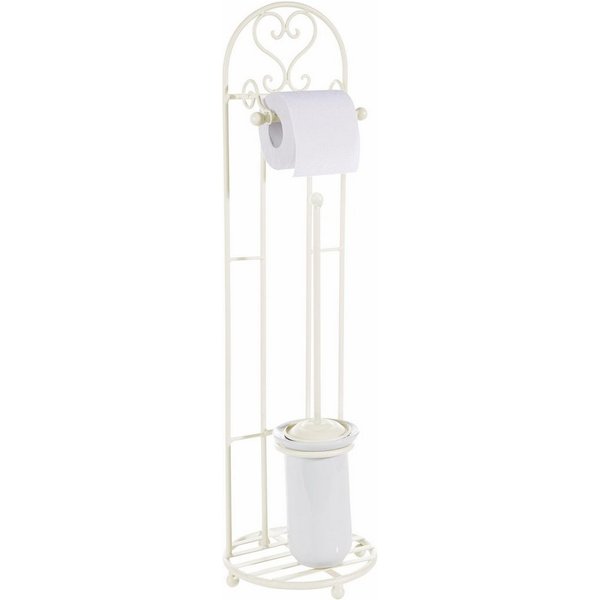 Ambiente Haus Toilettenpapierhalter Antik, antikweiß