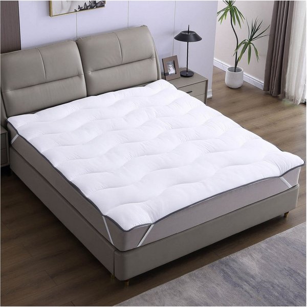 AMBINESS, Topper Matratzentopper Mikrofaser Wolke 80x200cm - 180x200cm, 7 cm hoch, Polyester, Beste Luftzirkulation temperaturregulierend Maschinenwaschbar