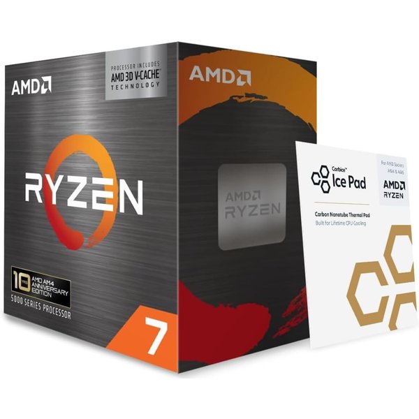 7 5800X3D 10 Years AMD AM4 Anniversary Edition, 8C/16T, 3.40-4.50GHz, boxed ohne Kühler