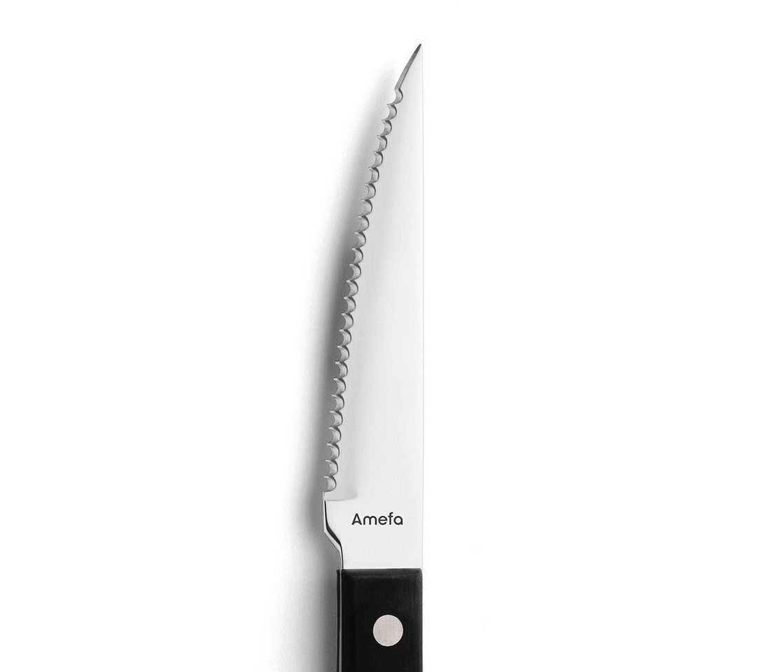 Amefa Steakmesser PIZZA (6 Stück), spülmaschinenfest, optimale Schärfe – Bild 4 von 5