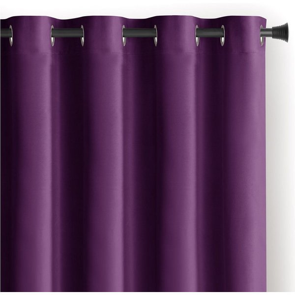 AmeliaHome Gardine Gardine Ösen Vorhang mit Raffhalter Samt Ösenvorhang Verdunkelnd (1 St), Ösen, Samt, inkl. Raffhalter