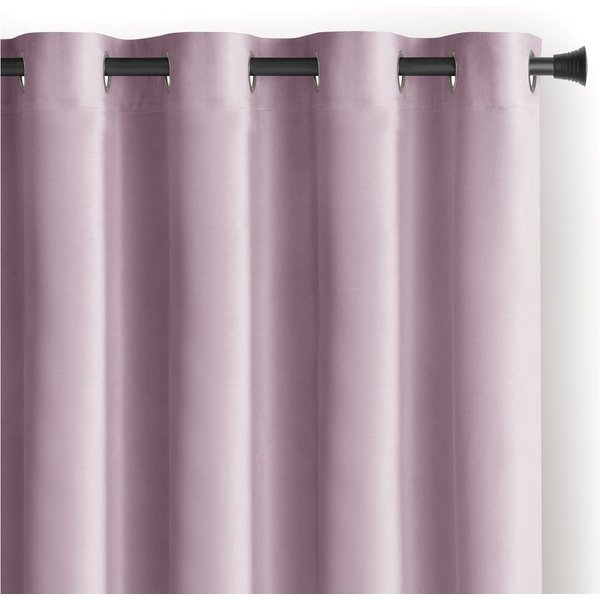 AmeliaHome Gardine Gardine Ösen Vorhang mit Raffhalter Samt Ösenvorhang Verdunkelnd (1 St), Ösen, Samt, inkl. Raffhalter
