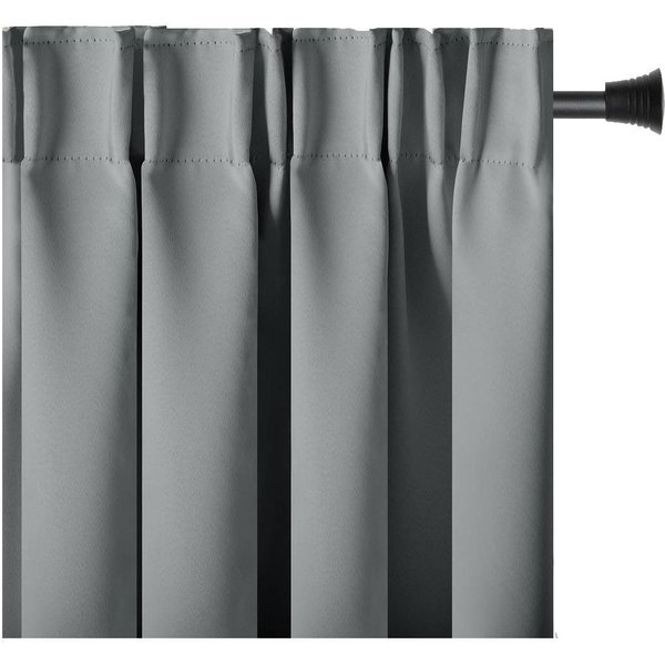 AmeliaHome Gardine Gardine Vorhang Einfarbig Verdunklungsvorhang Aufhängung Pleat (1 St), Kräuselband, verdunkelnd