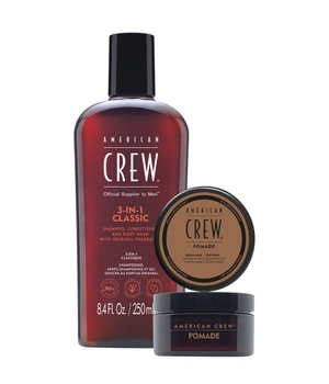 American Crew Styling Winter Duo Classic Shampoo & Classic Pomade Set Haarpflegeset · 1 Stk