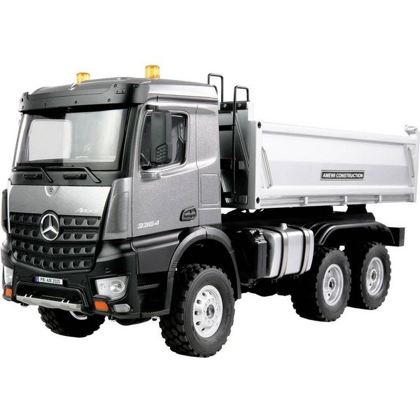 Amewi Modellbausatz Mercedes-Benz Arocs Kipper 6x6 anthrazit 1:14 Elektro RC