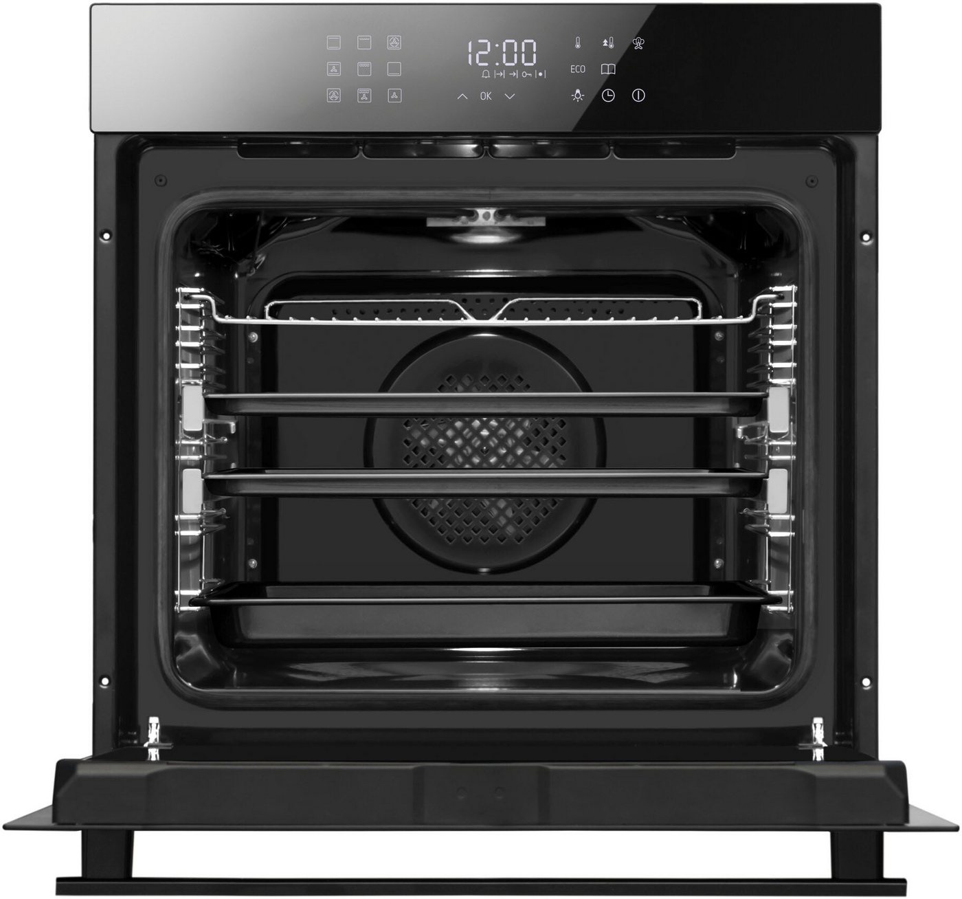 Amica Backofen EBX 944 670 S, mit 2-fach-Teleskopauszug, Steam Clean, Bequemes Backen mit viel Komfort und einfacher Reinigung – Bild 2 von 3
