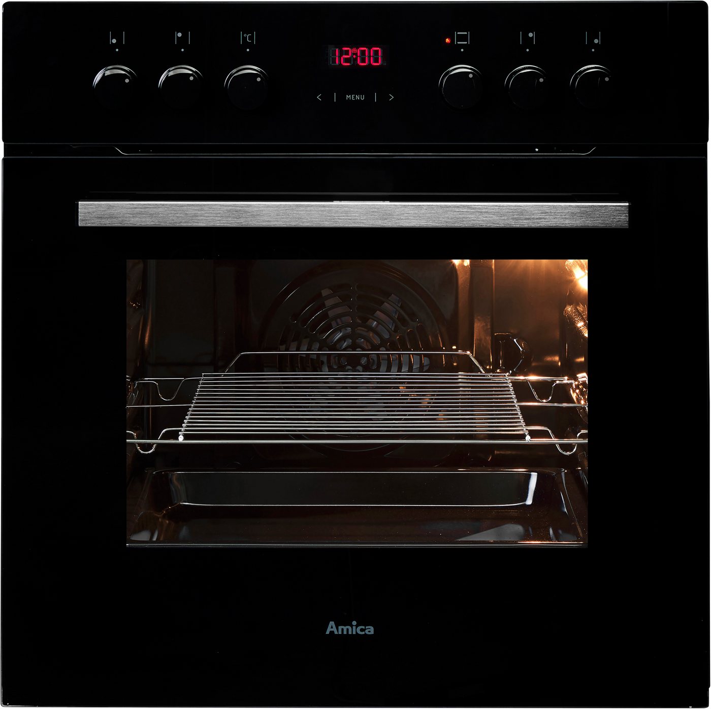 Amica Elektro-Herd-Set EHC 933 333 S, Steam Clean, Sicher kochen, bester Überblick – Reinigung im Handumdrehen – Bild 4 von 5