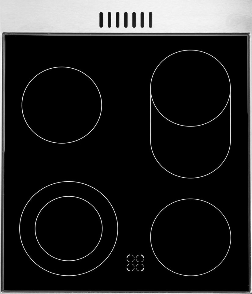 Amica Elektro-Standherd SHC 11587 E, mit 2-fach-Teleskopauszug, Komfortables Kochen und Backen mit bequemer Handhabung – Bild 3 von 5