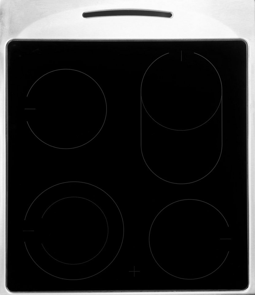 Amica Elektro-Standherd SHC 903 001 E, mit 1-fach-Teleskopauszug, Steam Clean, Komfortables Kochen und Backen mit bequemer Handhabung – Bild 4 von 5