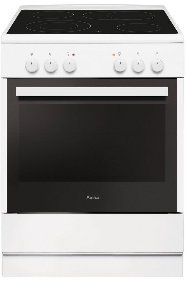 Amica Elektro-Standherd SHC 914 111 W, Steam Clean, Komfortables Kochen und Backen mit übersichtlicher Handhabung – Bild 5 von 5