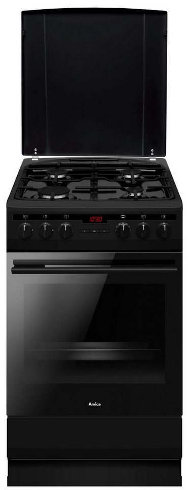 Amica Gas-Standherd SHEG 904 000 SM, Steam Clean, Komfortables Kochen und Backen mit bequemer Handhabung – Bild 2 von 5