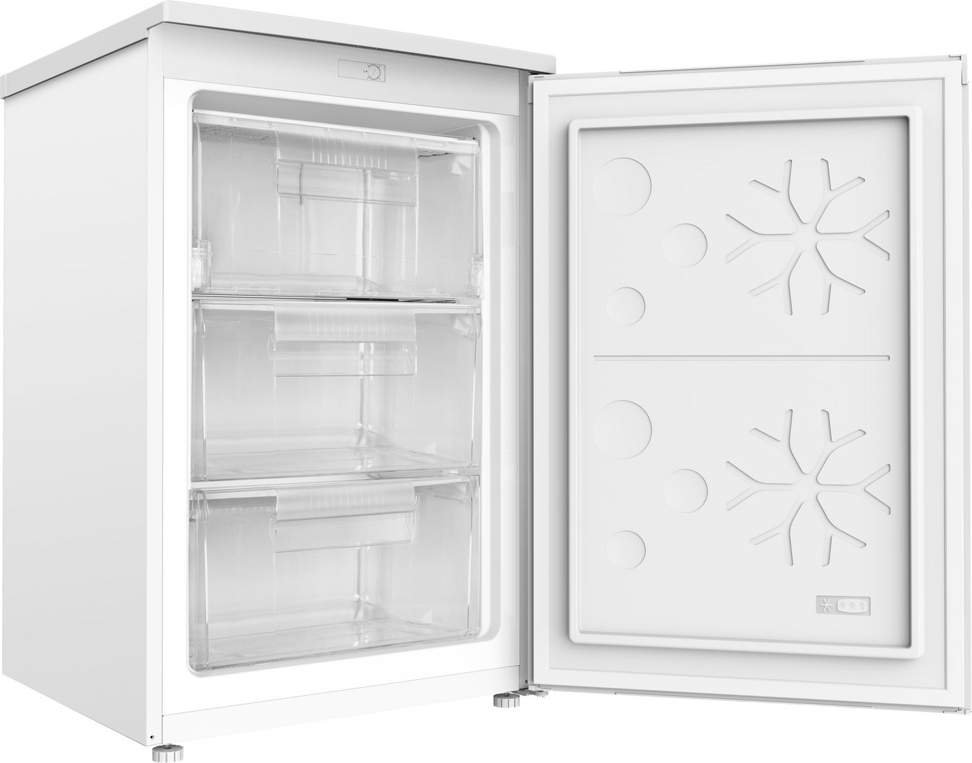 Amica Gefrierschrank GS 321 101 W, 85 cm hoch, 55 cm breit, Leise Power für Tiefkühlvorräte – passt in jede Ecke – Bild 5 von 5
