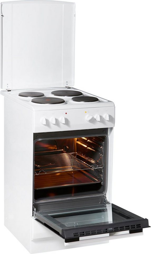 Amica Platten-Standherd SHE 11555 W, Steam Clean, Bewährter Kochkomfort für den zuverlässigen Küchenalltag – Bild 2 von 5