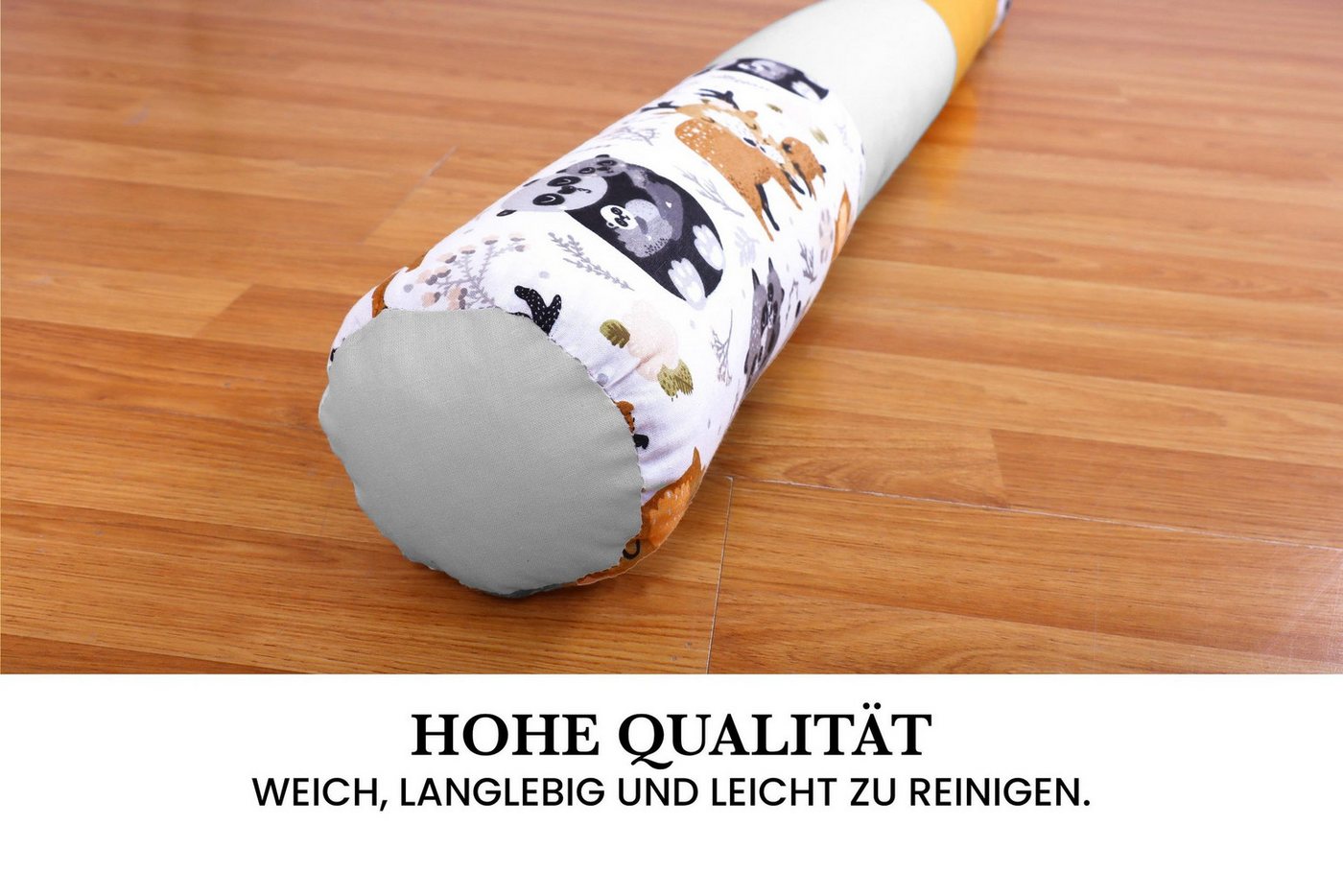Amilian Nestchenschlange Bettschlange 210cm - Seitenschläferkissen - Nestschlangen, (Nestchenschlange für Kinderbett) – Bild 4 von 5