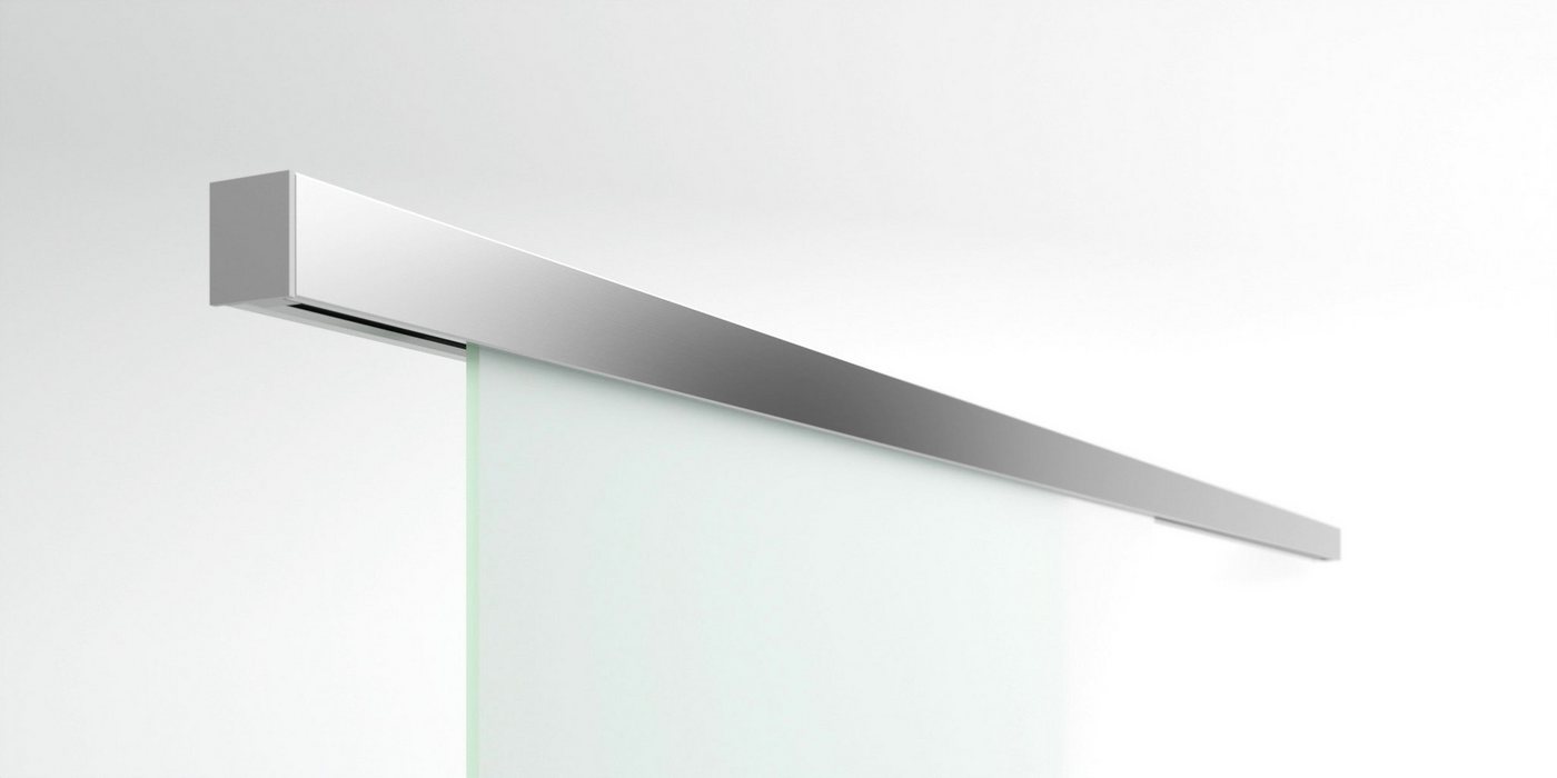 AMOD Glasschiebetür M2 (SlimLine, Komplett Set), mit Griffmuschel und SoftStop – Bild 3 von 5