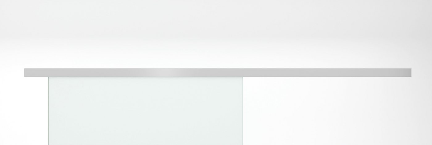 AMOD Glasschiebetür P1 (SlimLine, Komplett Set), mit Griffmuschel und SoftStop – Bild 4 von 5