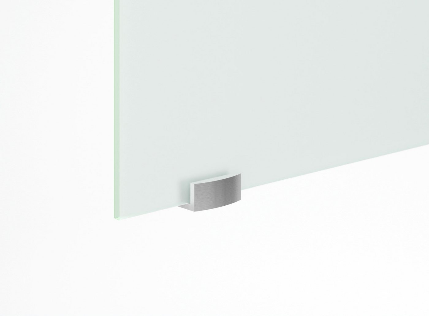 AMOD Glasschiebetür S (SlimLine, Komplett Set), mit Griffmuschel und SoftStop – Bild 5 von 5