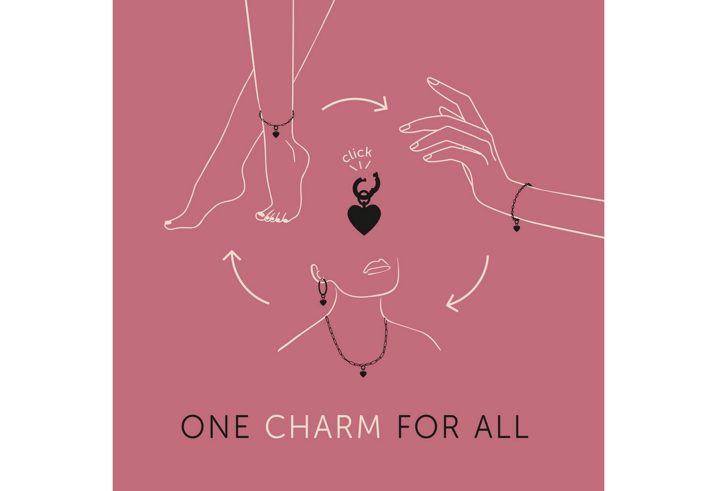 Amor Charm-Einhänger Palme – Bild 4 von 4