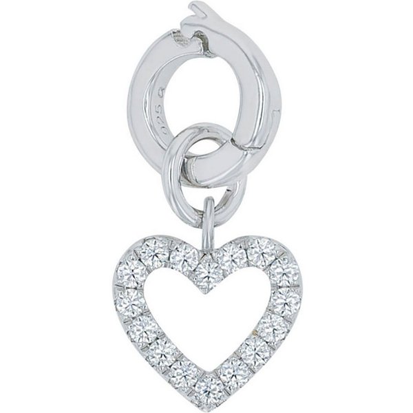 Amor Charm Herz, mit Zirkonia (synth)