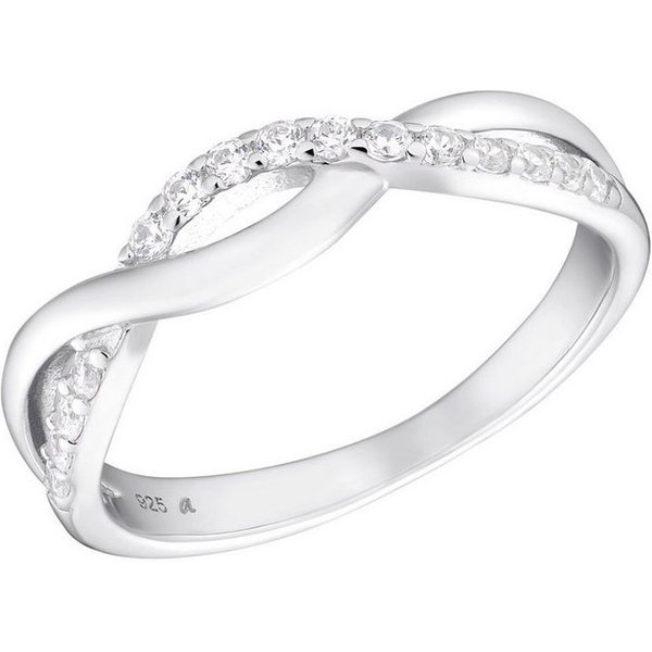 Amor Fingerring Silver Classic, mit Zirkonia (synth)