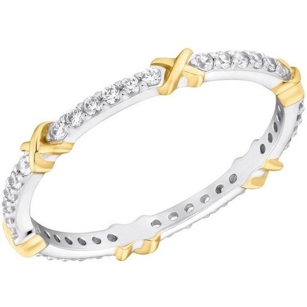 Amor Fingerring Small Elegance, mit Zirkonia (synth)