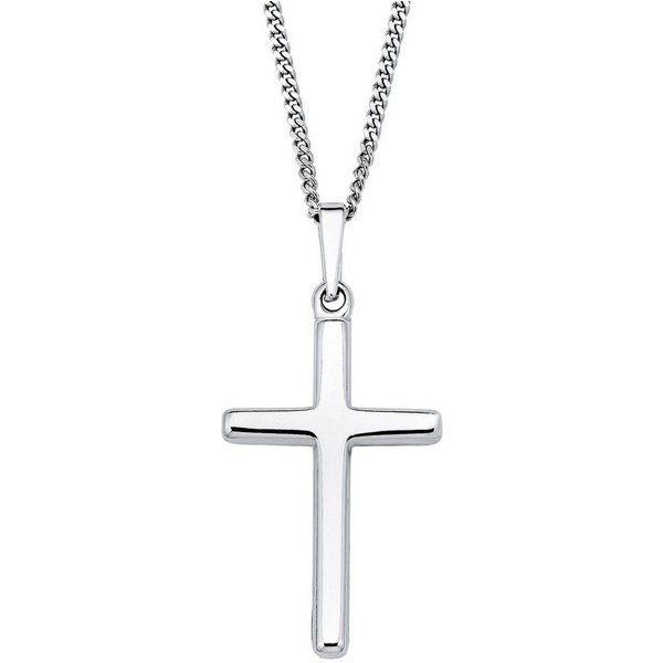 Amor Kette mit Anhänger Kreuz, Made in Germany