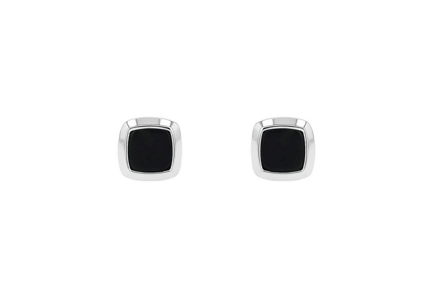 Amor Paar Ohrstecker Quadrat, mit Achat – Bild 2 von 4